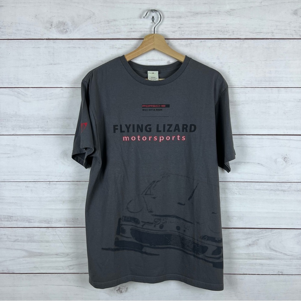 RARE Flying Lizard Motorsports Porsche 911 GT3 RSR T-Shirt Large